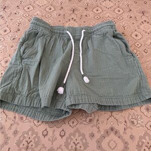 Old Navy Olive Green Athletic Shorts